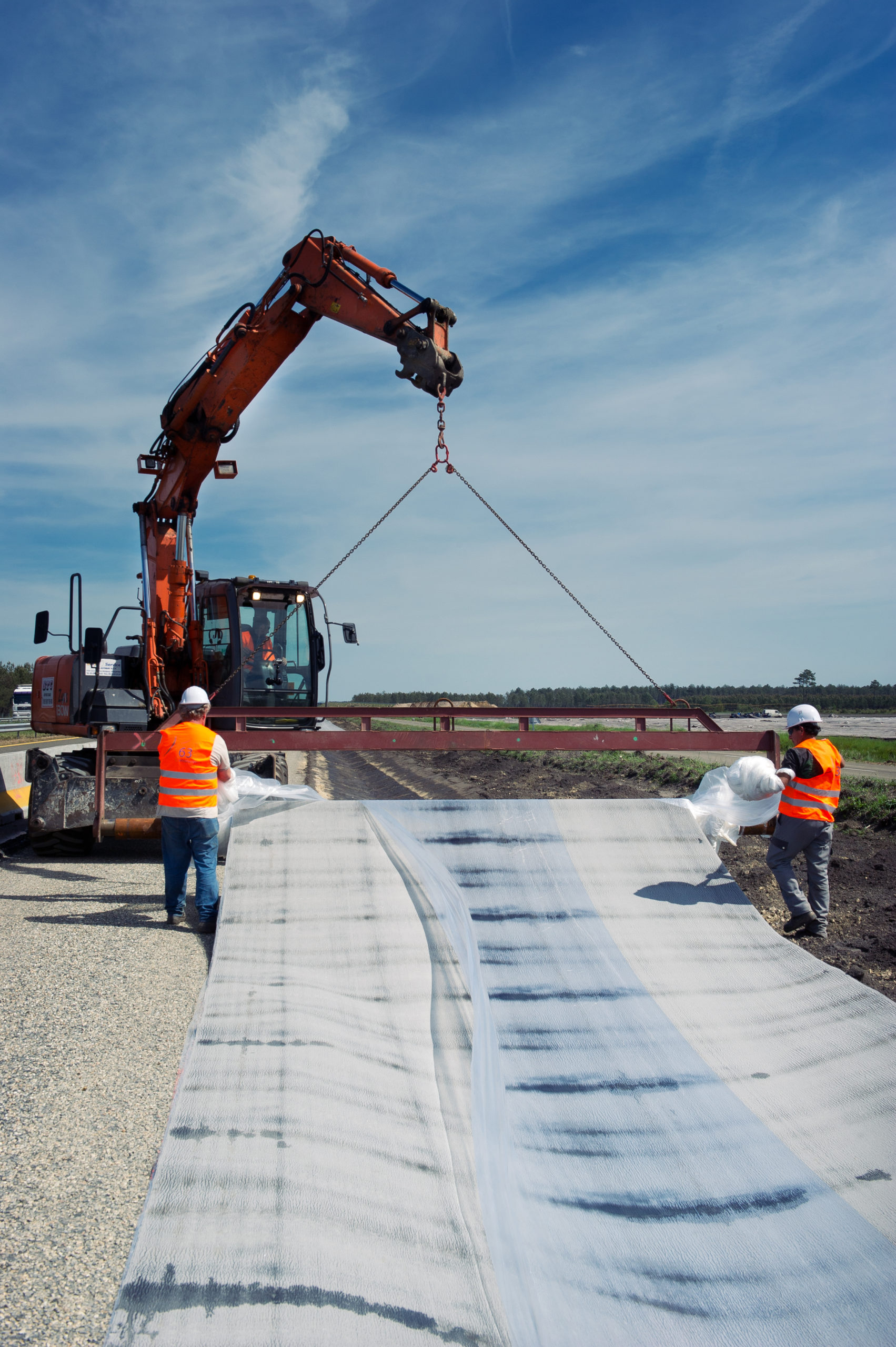 Chantier Colétanche A63 - Laboueyre